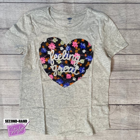 Old Navy Girls Sz14 (Set of Two) Graphic Short-Sleeve Tees - Picture 3 of 3